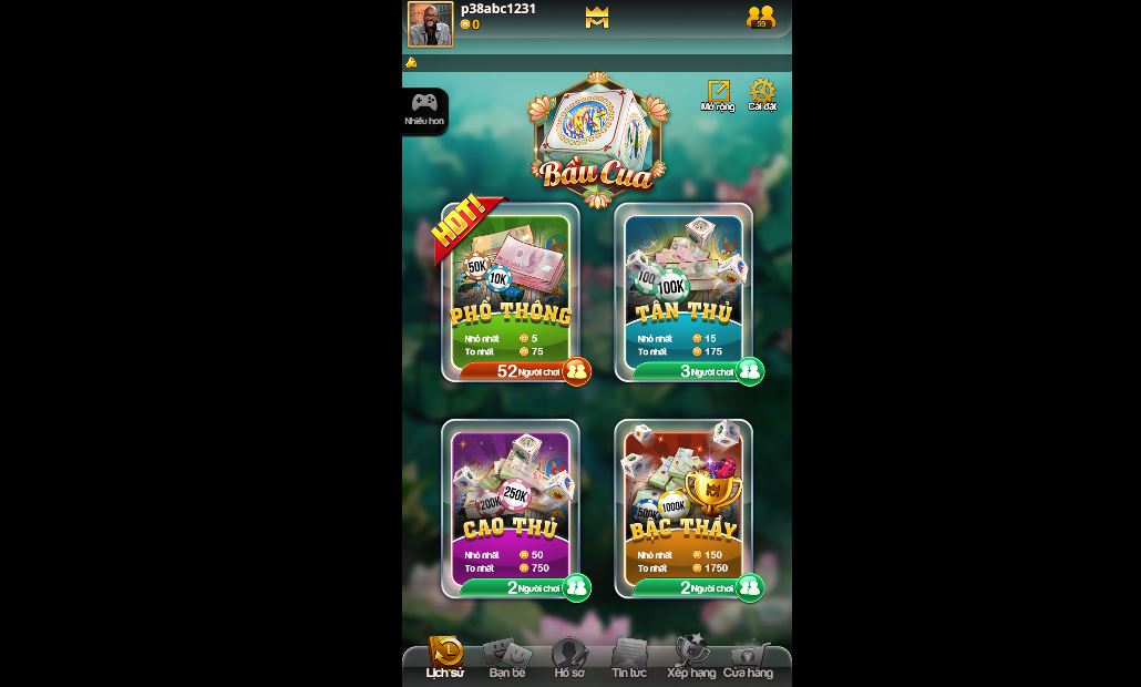 Game bầu cua là tựa game cực hot tại nhà cái P3