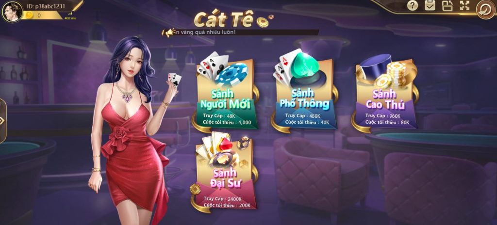 Cách chơi bài catte tại nhà cái P3 uy tín