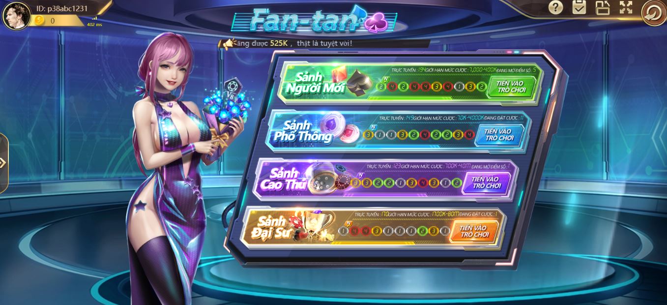 Sảnh cược Fan Tan được anh em yêu thích và tham gia nhiệt tình