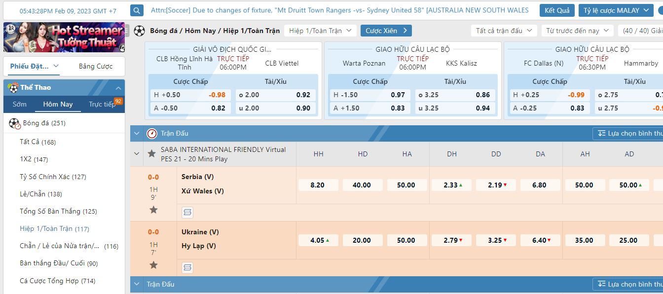 Tham gia đặt cược kèo tài xỉu tại nhà cái P3