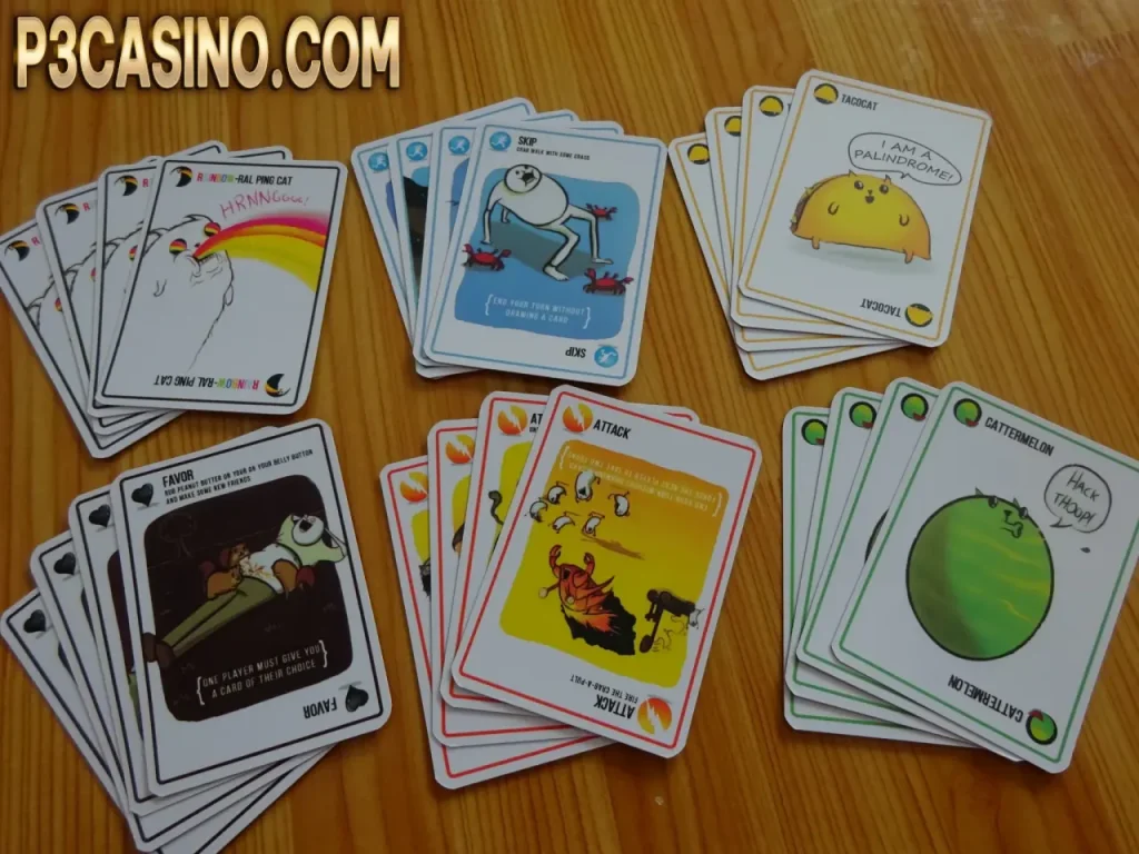 Các lá bài trong trò chơi Mèo nổ và cách sử dụng chúng