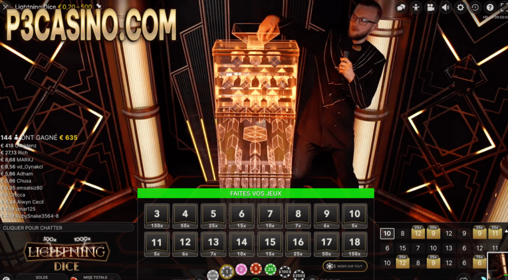 Cách chơi Lightning Dice