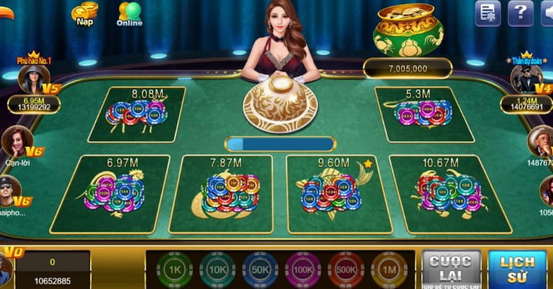 Tìm hiểu Bầu Cua Tôm Cá đỉnh cao tại cổng game Go789 4 Mẹo 4: Áp dụng chiến thuật bám theo các "nhà cái"